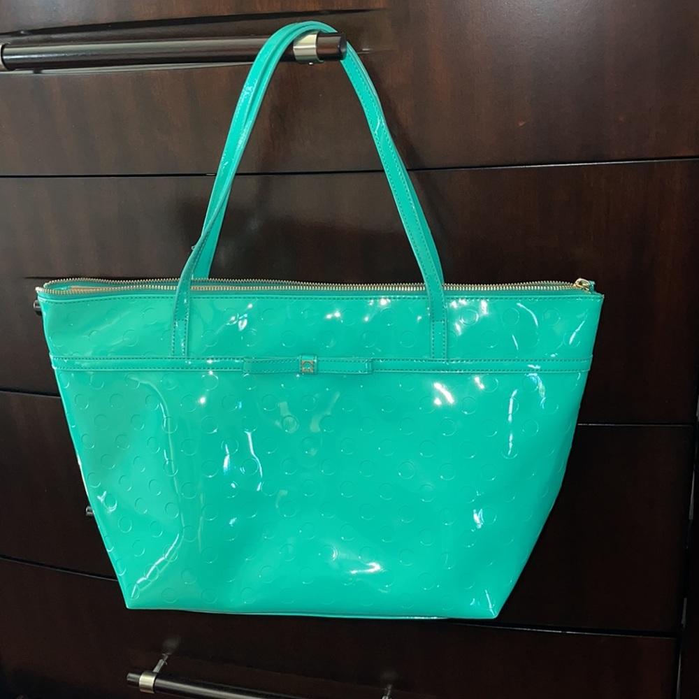 Kate Spade New York Sophie Camellia Street patent tote
